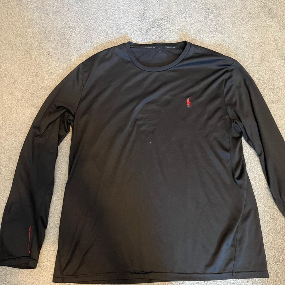 Polo 67 active Ralph Lauren, long sleeve, black and red long sleeve shirt